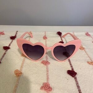 pink heart sunglasses